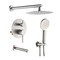 Kibi Circular Pressure Balanced 3-Function Shower System with Rough-In Valve, Brushed Nickle KSF404BN - alternate 1